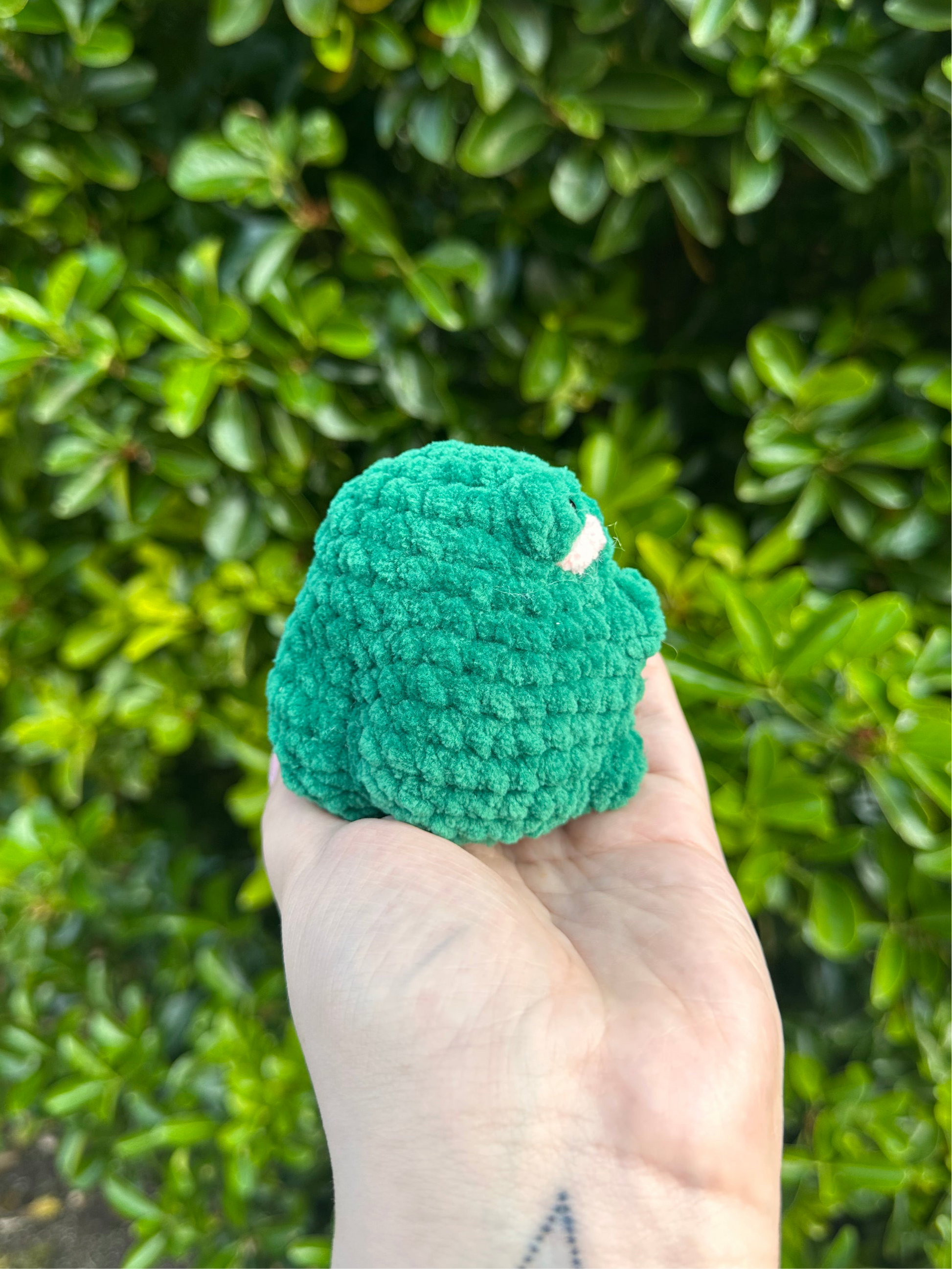 Crochet Squishy Soft Booty Frog